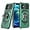 Deep Green, variant on Case for iPhone 16 Pro Max,Military-Grade Metal Ring Car Holder [Built-in Kickstand] Heavy Duty Shockproof Protection TPU PC Phone Case for iPhone 16 Pro Max,6.9 Inch 2024 (Light Green)