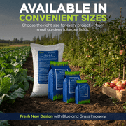 Supply Solutions Calcium Nitrate 15.5-0-0 + 19% Ca | Fast-Acting Water Soluble Fertilizer Prevents Blossom End Rot - Boosts Growth & Yield for Vegetables, Fruit, Gardens & Hydroponics (50 Pounds)