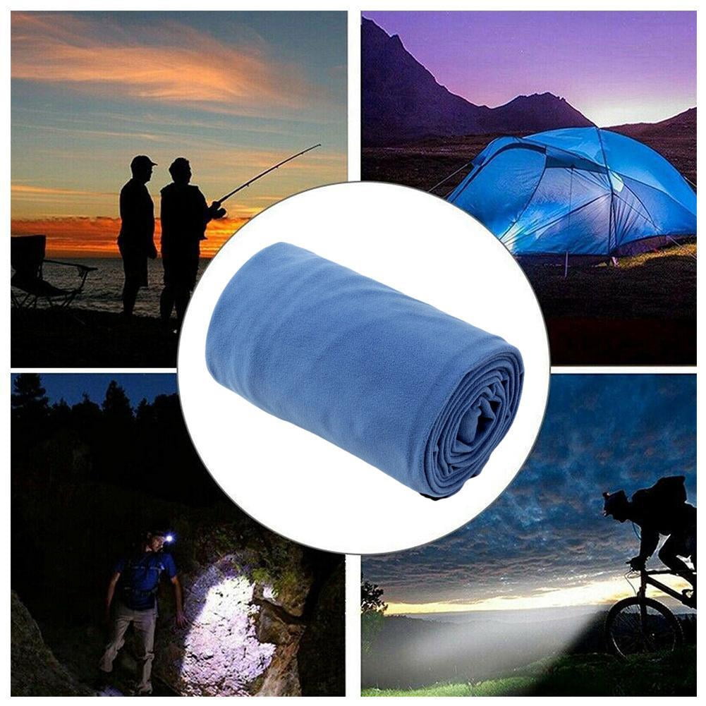 Portable Ultra-light Polar Fleece Sleeping Bag Outdoor Camping Bed Sleeping Bag C8I5