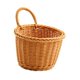 thumbnail image 1 of Cesta de almacenamiento tejida colgante, cesta organizadora de baño, decoración del hogar, cocina Marrón oscuro, 1 of 9