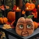 thumbnail image 2 of Decoración de calabaza de Halloween, decoración de calabaza de resina para jardín, decoraciones de Halloween para exteriores, divertidas figuras de calabaza con base pesada, decoración para fiestas d, 2 of 5