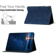 thumbnail image 4 of for Samsung Galaxy Tab A9 Plus 11.0" 2023 SM-X210/X215/X216 Case PU Leather Folio Tablet Cover, Smart Auto Wake/Sleep Flip Stand Case Embossed Pattern Magnetic Clasp Protective Case, Blue, 4 of 9