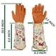 thumbnail image 5 of Guantes de jardinería para mujer, resistentes a las espinas, con protección extra larga para el antebrazo y resistentes a las perforaciones en la poda de rosas, 5 of 8