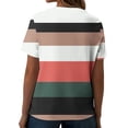 thumbnail image 5 of UYISJ Summer Tops for Women 2024 Trendy V Neck Button Short Sleeve Shirts Casual Loose Comfy Tunic Clothes, 5 of 5