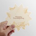 thumbnail image 1 of Thanksgiving Day Pattern Sun Vinyl Sticker Luggage Graffiti Flower Decal, 1 of 3