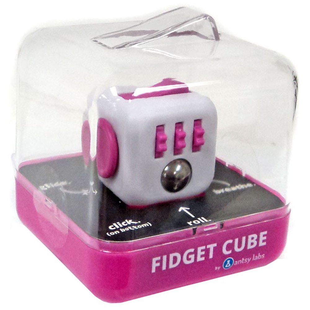 Fidget Cube Authentic Original Series 1 Pink &White
