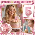 thumbnail image 2 of Cartoon Number Birthday Candle, Cute Creative Design Non-Toxic Wax Colorful for Children's Theme Party Decorations Milestone Anniversary Cake Toppers, E, 2 of 6