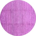 thumbnail image 1 of Ahgly Company Indoor Round Abstract Purple Modern Area Rugs, 5' Round, 1 of 4