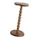 thumbnail image 5 of Mesa auxiliar de madera, mesita de noche, decoración del hogar con patas de pedestal, escritorio para bebidas, mesa auxiliar pequeña para inauguración Marrón, 5 of 7