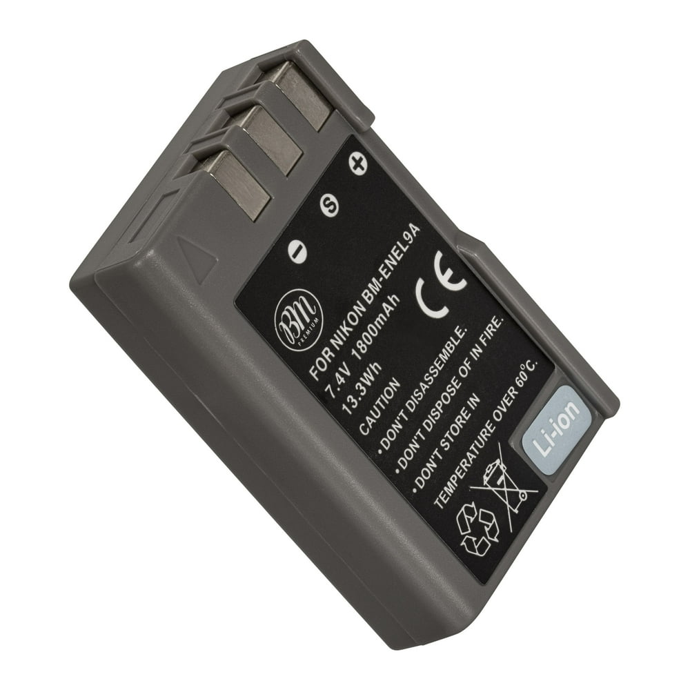 BM Premium ENEL9, ENEL9A Battery for Nikon D5000, D3000, D60, D40x