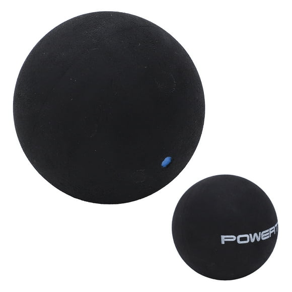 Balle de Squash à un Seul Point 37 mm, Balle d'Entraînement en Caoutchouc pour Débutants avec Toucher Doux, Rebond Uniforme et Conception Légère