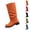 Orange, variant on LTTVQM Knee High Boots for Women Comfortable Platform Chunky Heel Round Toe Riding Boots Pull-On Slouchy Casual Fashion Outdoor Walking Boots