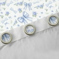 thumbnail image 4 of jejeloiu Cute Bowknot Blackout Curtains Set of 2 (52x84 Each),Ribbon Bow Window Curtains,Blue Cartoon Flower Curtains and Drapes For Girls,Super Cozy Bedroom Decor, 4 of 6