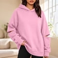 thumbnail image 3 of Tbopshirt Hoodies for Women Loose Casual Hoodie Long Sleeve Panel Splicing Pullover Sweatshirt for Daily Leisure & Street Style, 3 of 6
