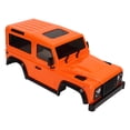 thumbnail image 3 of Repuestos De Carcasa De Coche RC, Carcasa De Carrocería De Coche RC Respetuosa Con El Medio Ambiente, Base De Rueda De Plástico De 144mm Para Coche De Escalada 1/24 ANGGREK Naranja, 3 of 8
