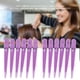 thumbnail image 1 of 12 piezas pinzas de peluquería pinzas para el cabello 6 colores horquillas de corte para salón de peluquería para peinado y corte de salón(Rosa roja) Ecomeon no, 1 of 6