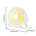 thumbnail image 4 of XGFHYJEH Desk Fan, Box Fan, Small Fan, Box Fan Clearance, Small Desk Fan, Small Fans for Desk, Portable Personal Quiet Electric Fan for Home, Plastic, 4 of 5