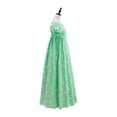 thumbnail image 4 of Women's Regency Inspired Vintage High Waist Victorian Tea Dress Elegant Long Gown, 4 of 7