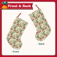 thumbnail image 2 of Uemuo Mushrooms Gnomes Print Christmas Stockings, 18inch Xmas Hanging Stocking Decorations for Christmas Party Family Decor, 2 of 7