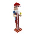 thumbnail image 2 of AMLESO 15inch Wood Beach Santa Figure Nutcracker Puppet Toy for House Warming Party A, 2 of 8