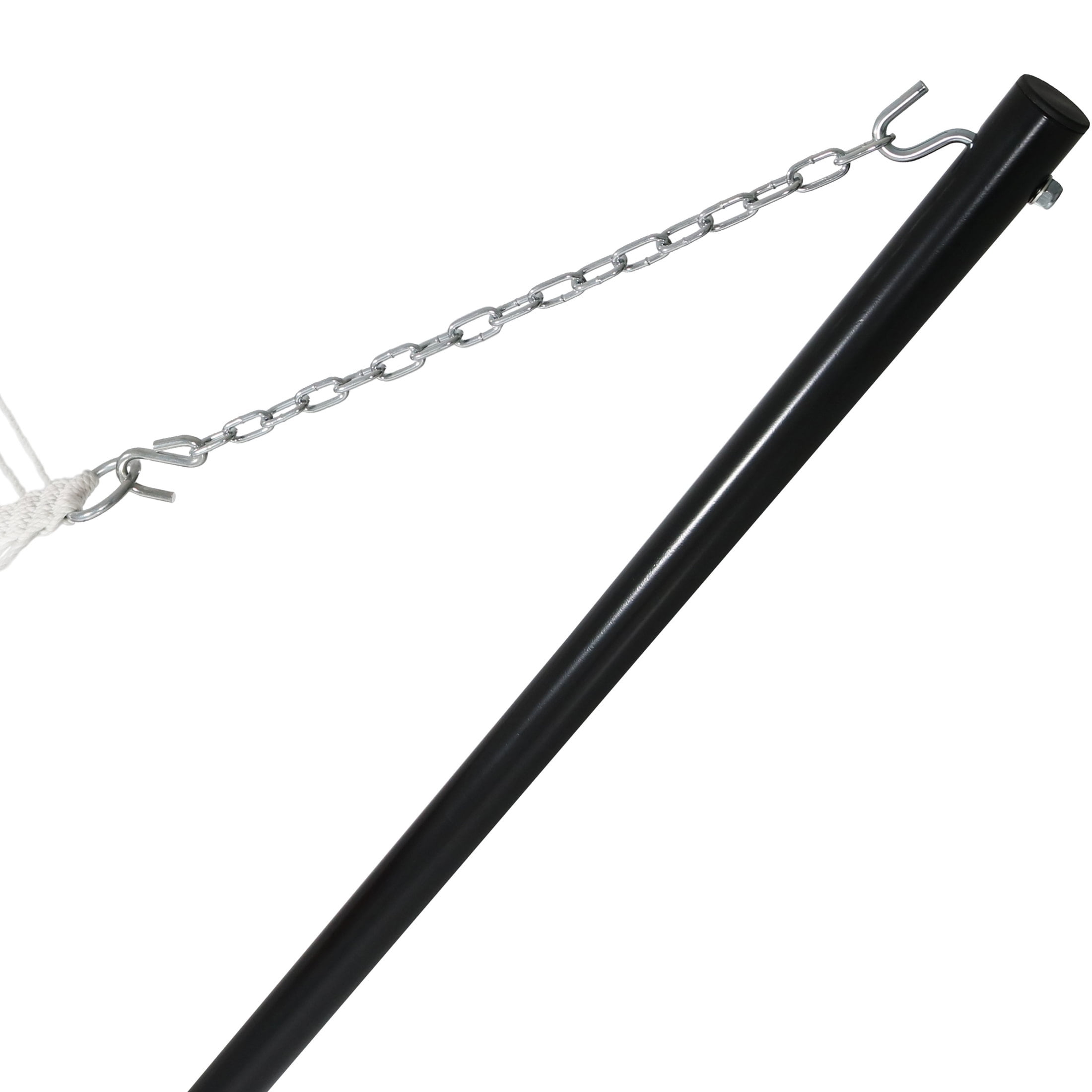 Sunnydaze 2-Person Polyester Spreader Bar Hammock with Stand, 400 lb Capacity - Canyon Sunset