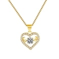 thumbnail image 4 of Collier Cœur d'Amour Infini en Argent pour Femmes, Chaîne de Clavicule, 4 of 9