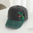 thumbnail image 5 of Staki Girls Sun Hats for Kids Embroidered Toddler Boy Baseball Cap Boys Toddler Hats, Baseball Hats for Boy and Girl Black,3-8 Years, 5 of 5