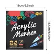 thumbnail image 3 of BotaniNest Acrylic Markers For Arts And Projects – Quick Dye Based Ink For Smooth And Precise Detailing Suitable For Paper Cardstock Canvas 2ml, 3 of 7