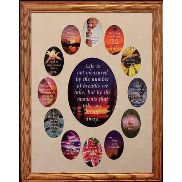 12X16 Oval K12 School Days Years Picture Photo Keepsake Frame/Baby's