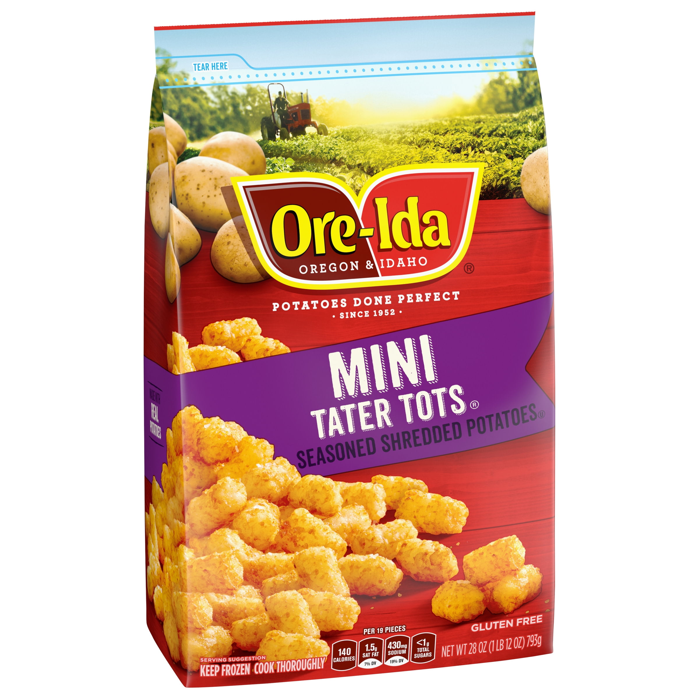 Ore-ida Gluten Free Frozen Mini Tater Tots - 28oz : Target