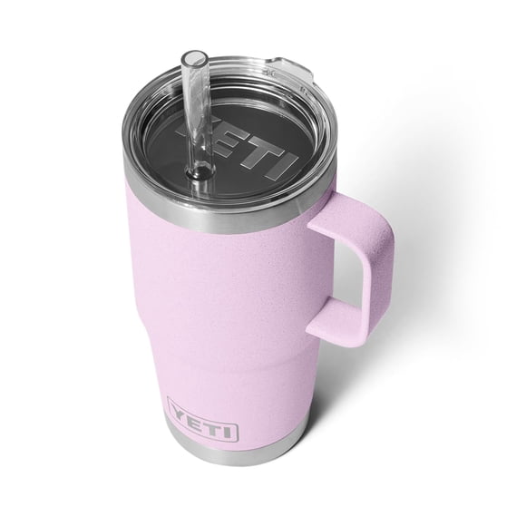 Taza YETI Rambler de 750 ml con tapa de pajita de acero con aislamiento al vacío