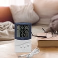 thumbnail image 2 of Digital Hygrometer Thermometer Temperature Humidity Gauge Meter for Humidity Detector Temperature Gauge Indoor Outdoor Greenhouse, 2 of 7
