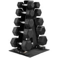 thumbnail image 1 of BalanceFrom Dumbbell Weight Set with Storage Rack with Pair of 10, 15, 20, 25, 30 lbs, 1 of 9