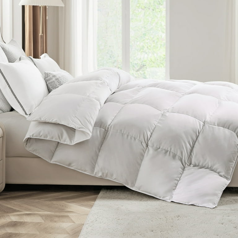 Yangming Premium Queen Size Duck Feather Comforter, All Season 