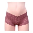 thumbnail image 1 of Bóxer Secret Treasures para Mujer, Lila Encaje Cassis Talla G, 1 of 3