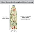 thumbnail image 5 of Renewold Floral Ironing Board Covers 15x54 Table Ironing Board Pad with Elastic Edges, Home Protection Hook and Loop Fastener Strap Heat Reflective Wide Ironing Table Cover, 5 of 6