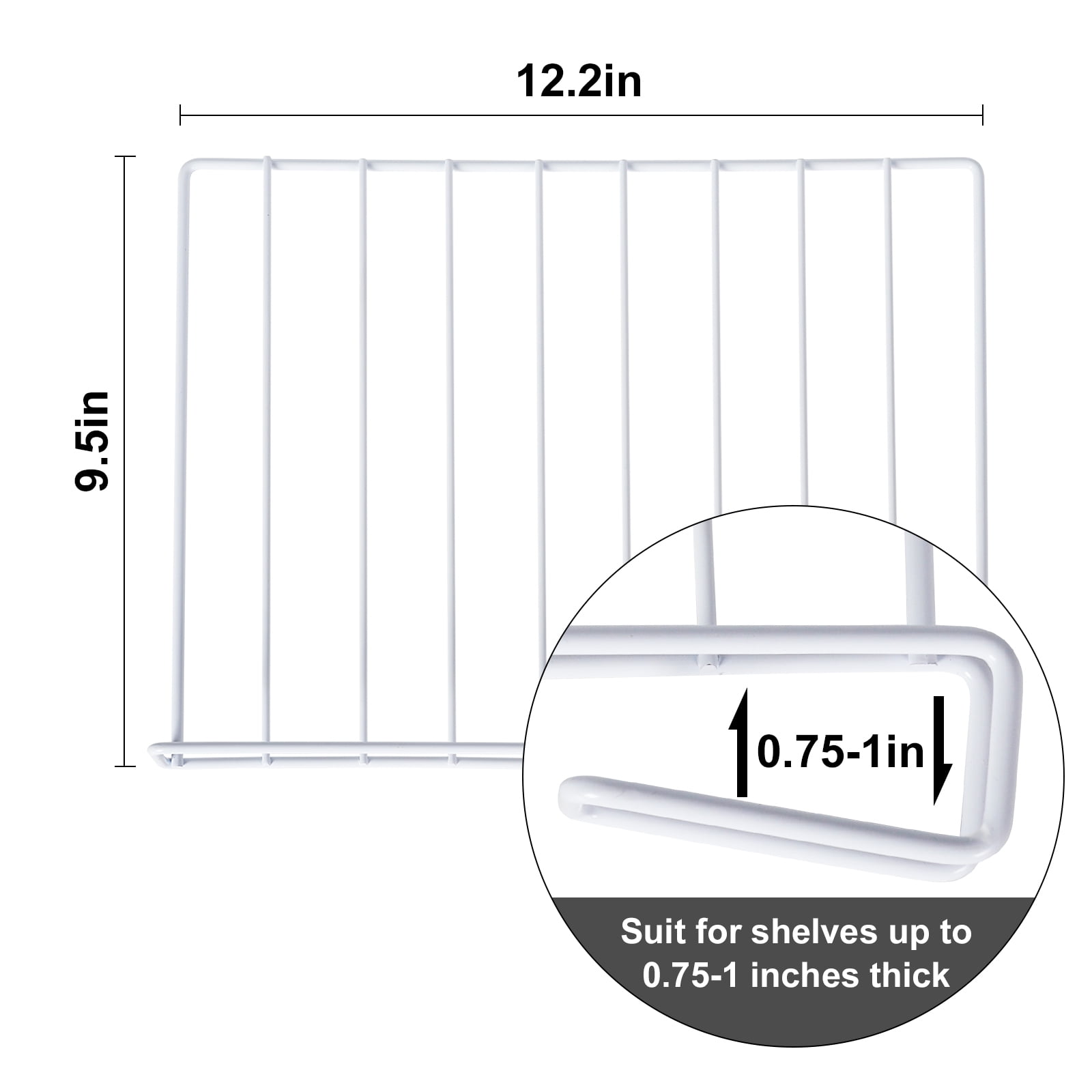 8 Set, Shelf Divider, Organizer Separator