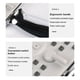 thumbnail image 5 of Rociador de baño de agua de mano de plástico con cabezal de ducha de aumento de presión ajustable, negro Methold HA004429-02, 5 of 6