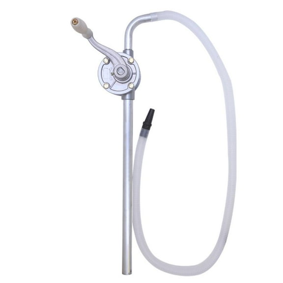 Hand Rotary Barrel Transfer Drum Syphon Hand Pump Oil Primings Self Fuelsღ H3I4