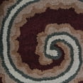 thumbnail image 4 of Rugsotic Carpets Hand Tufted Wool Eco-Friendly Area Rugs - 6'x6', Square, Brown, Modern Contemporary Design, High Pile Handmade Anti Skid Rugs for Living Room, Bed Room (K00501), 4 of 6