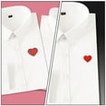 thumbnail image 3 of Heart Patch Stickers Simple Design Patches Decoration for Computers Useful Creative Embroidered Clothes, 3 of 6