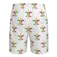 thumbnail image 6 of Naloa Mardi Gras Carnival1 Men's Beach Shorts, Surfing shorts, Swim trunks, Quick Dry Swim Trunks for Surfing Beach Fun - X-Large, 6 of 9