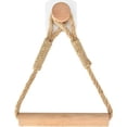 thumbnail image 1 of Portarrollos autoadhesivo Laklulu, portarrollos de baño, portarrollos de papel higiénico, cuerda de madera, aro rústico para toallas, 1 of 5
