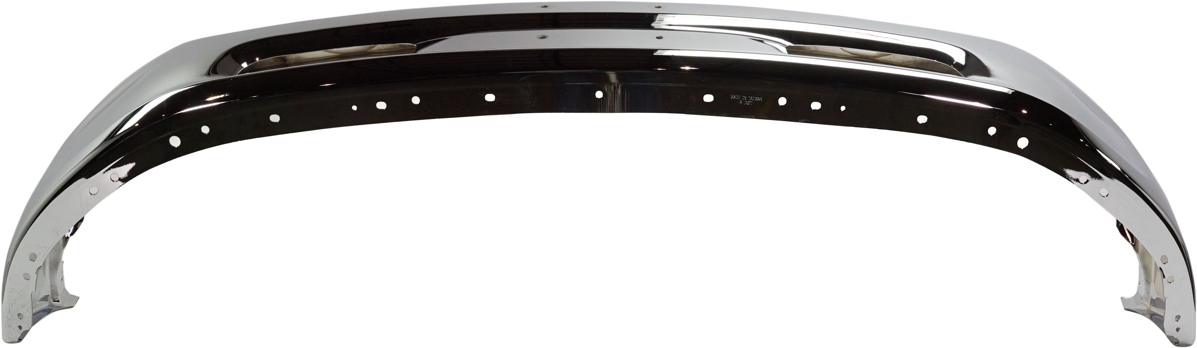 FRONT BUMPER Compatible with RAM 1500 P/U 2013-2018 Lower Chrome 2 Piece All Cab Types
