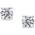 thumbnail image 2 of Bling Jewelry Womens Brilliant Cut CZ Stud Earrings for Men in Sterling Silver, Sizes 5-10 MM, 2 of 6