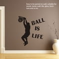 thumbnail image 4 of Basketball Wall Sticker Wall Decal Home Decoration Diy Wall Sticker Basketball Match Pattern Wall Sticker DIY Home Wall Decoration For Bedroom Living Room, 4 of 8