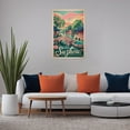 thumbnail image 5 of Vintage Suzhou Cityscape Retro Chinese Tourism with Historic Architecture & Culture Canvas Poster, 5 of 8