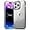 Grey, variant on Compatible with iPhone 15 Pro Max Bling Case Colorful Gradient Glitter Shiny Sparkle Case for Women Girls Anti-Scratch Soft Silicone Shockproof Not Yellowing Clear Phone Cover,PinkBlue