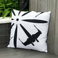 thumbnail image 5 of Star Wars Black X-Wing Fighter 18" Square Pillow, 5 of 7