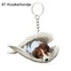thumbnail image 1 of Llavero con colgante de Ángel durmiente de perro y gato para mujer y niña, llavero de coche, regalo de joyería de animales para mascotas, 68 estilos, 1 pieza, 1 of 4